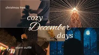 slow & cozy december days | christmas tree and fair