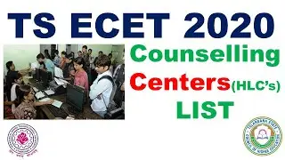 counselling centres list TS ECET 2020 |NCC PH CAP| EDUTalks