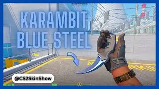 CS2 Karambit Knife Blue Steel | CS2 Inspect [4K]