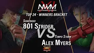 #NWMXI #SFV TOP 24 W1 - SONICBOXX 801 Strider (G) vs TEMPO Alex Myers (Cammy)