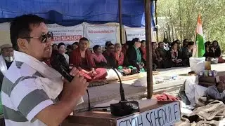 Day-13 Hunger strike: Tempo Union, Ama Tsogspa and villagers join the protest