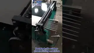 Rubber sheet splitting machine