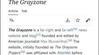 Wikipedia Officially Hits Rock Bottom. They Just Said The Gray Zone Is Both Far Left AND Far Right!