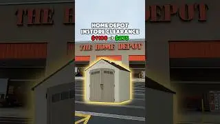$1100 Storage Shed for $275 at Home Depot!