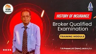 EP 3 | History of Insurance | Insurance Broker Qualified Exam | BQP | Vizza Insurance | TD Prasad