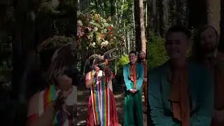 Unique Falcon Ring Bearer at Redwood Forest Wedding 🕊️ | Northern California Wedding Idea #wedding