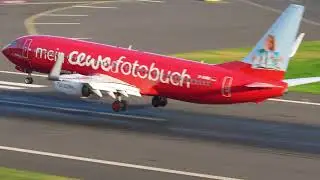 Mit TUIfly nach Madeira und Landung am Funchal Airport mit der Boeing 737-800 „Mein Cewe Fotobuch“