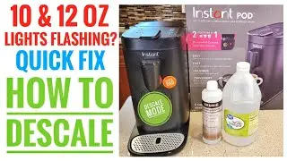HOW TO DESCALE Instant Pod Coffee & Espresso Machine QUICK FIX Cold Coffee?