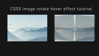 CSS image overlay rotate hover effect   Css3 Tutorial   Pure Css3 Hover Effect   Image Overlay