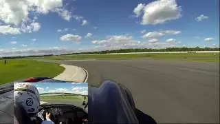 SCCA Autocross run: Factory Five Racing Shelby Cobra replica @ Pocono Raceway