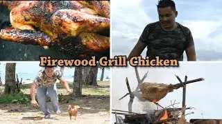 Outdoor Cooking | Firewood Grill Chicken Catching Free Range Chicken Ayam Kampung Bakar Panggang