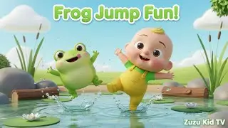Frog Jump Fun with Zuzu &ndash; Nursery Rhyme, Animal Fun, and Toddler Movement