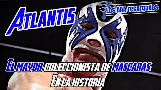 Atlantis El mayor coleccionista de máscaras en la historia#parati#luchalibre#viralvideo#viralshort 