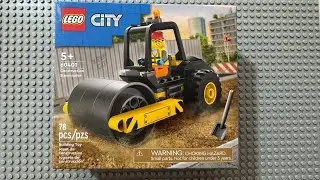 Lego Construction Steamroller #lego #legobuild #legocity 
