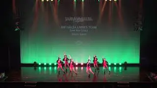 01 MEI SALSA LADIES TEAM From Raiz Latina@Japan Salasa Congress 2018 Day2第１部
