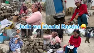 Daily vlog # Aayo hai Chiso Chiso mausam tato tato khadai 😜