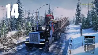 [PS5] [4K60FPS] SNOWRUNNER - Logging with Heavy Wrecker iX 3880 (Part 14)(Mods)