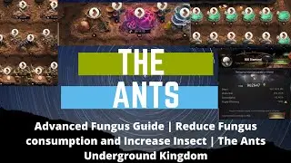 Advanced Fungus Guide | Reduce Fungus consumption and Increase Insect | The Ants Underground Kingdom