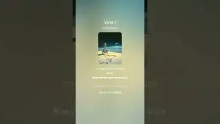 Verse 1 To The Moon and Back