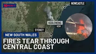 Fierce Bushfires Rip Through New South Wales Central Coast | 10 News+