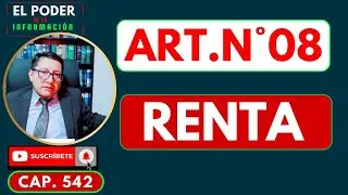 Ley del Impuesto a la Renta 2025 (Perú) Artículo 8 Explicado — Domiciliados  en el país Ep. 08