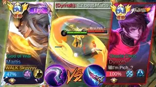MARTIS VS GLOBAL DYRROTH!!🔥WHO IS THE KING OF FIGHTER? ( EXPLANE TUTORIAL 2024 ) MLBB