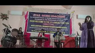 tu hai vahi live stage performance 30th annual function of star music coaching