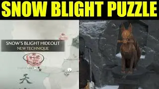 Ghost of Yotei - how to get to snow's blight hideout (snows blight shrine puzzle) |  A LAND REFORGED