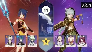 NO 5 STARS! National Team & Razor Main DPS | Genshin Impact 3.1 Spiral Abyss Floor 11
