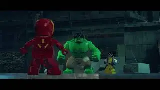 LEGO MARVEL SUPER HEROES PLAYTHROUGH NO COMMENTARY (4K 60 FPS) PART 4. ROCK UP AT THE LOCK UP!