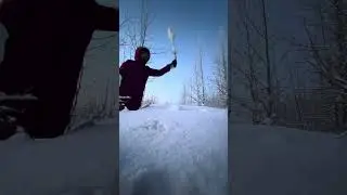 make ice cream in Alaska during the winter #freezing #winteractivity