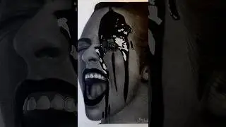 Realistic Art vs Struggling Youtubeshorts 😬 #trend #art #viral #artist #yt #realistic #ytshorts #vs