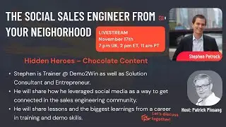 How to enter the Sales Engineering community! | TSSE Episode #6 with Stephen Petrock