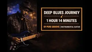 Deep Blues Journey 🎸 1 Hour 14 Minutes of Pure Groove | Instrumental Guitar