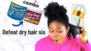 I Tried Blue Magic Leave in Conditioner on my Natural Hair. Shocked