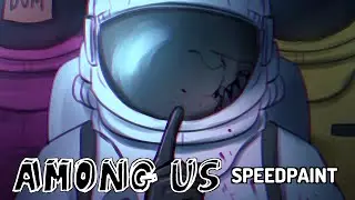 Imposter - Among Us Digital Painting Timelapse