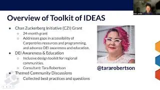 CarpentryCon 2022: The Carpentries Toolkit of IDEAS Inclusion, Diversity, Equity, and Accessibility