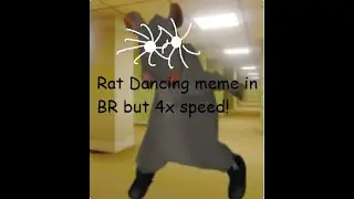 rat dancing meme in backrooms but 4x speed!