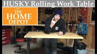 Регулируемый рабочий стол на колесиках HUSKY от HOME DEPOT &mdash; вам стоит приобрести этот стол!