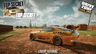 Подробное руководство по раскраске Top Secret Supra Mk4 Смоки Нагаты в онлайн-зоне Драйв | Driverlaxh25