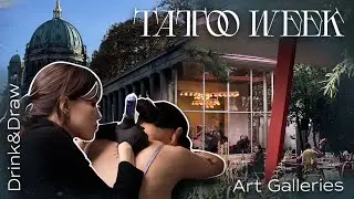 Неделя из жизни тату-мастера в Берлине 🖤🖋️ Artsy Vlog