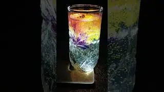 Viral Water Glass Magic | Haldi flash light water experiment #waterfall #trending #turmeric#shorts