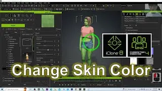 CC4 How to change skin color | Character Creator 4 Tutorial #cc4 #charactercreator #skin #color