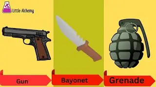 Little Alchemy - Gun, Bayonet and Grenade Cheats List
