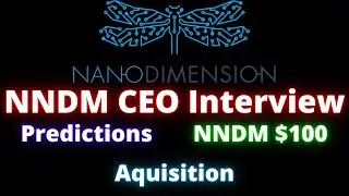 NNDM stock analysis & CEO Interview breakdown! Nano Dimension stock merger news updates! NNDM stock!