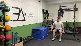 Seated Lateral Box Jump w/Stomp