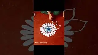 Independence day special rangoli design / #alpona design / #independence dayshorts / #tricolourart