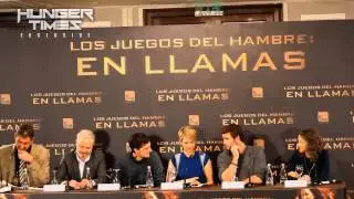 Hunger Times EXCLUSIVE  'Catching Fire' cast & crew at Madrid Press Conference PART 3 3 1