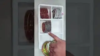 Bangle organizer#lowbudgetorganizer #bangleorganizer #artycraftyzone #bangles #reused #cupbox #yt