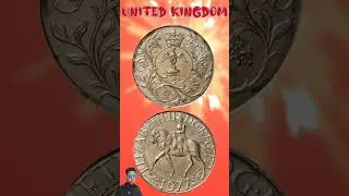 United Kingdom 25 Pence 1977.#shorts #education #coinnotesz